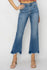 Kacie High Waist Raw Hem Flare Jeans